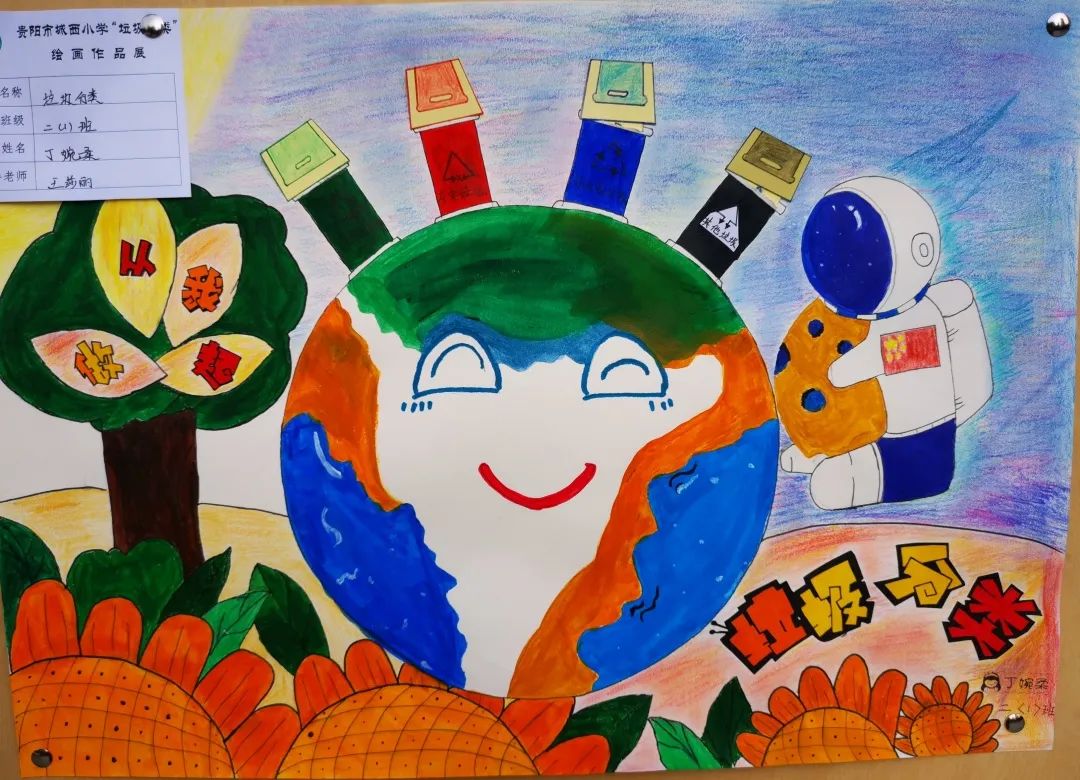 2022小学生优秀的垃圾分类儿童画