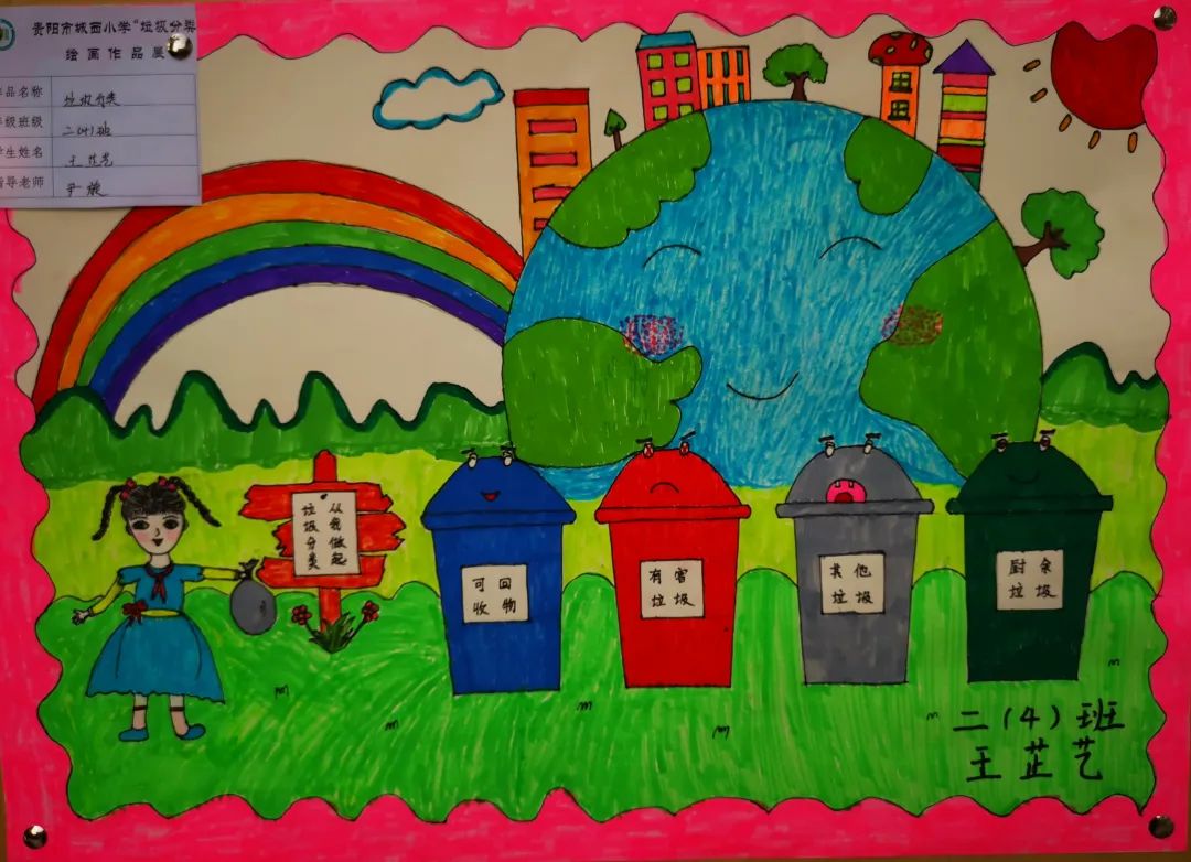 垃圾分类 我有“画”说——小学绘画作品