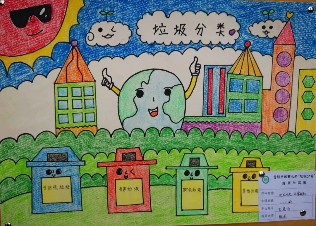 爱护环境儿童画