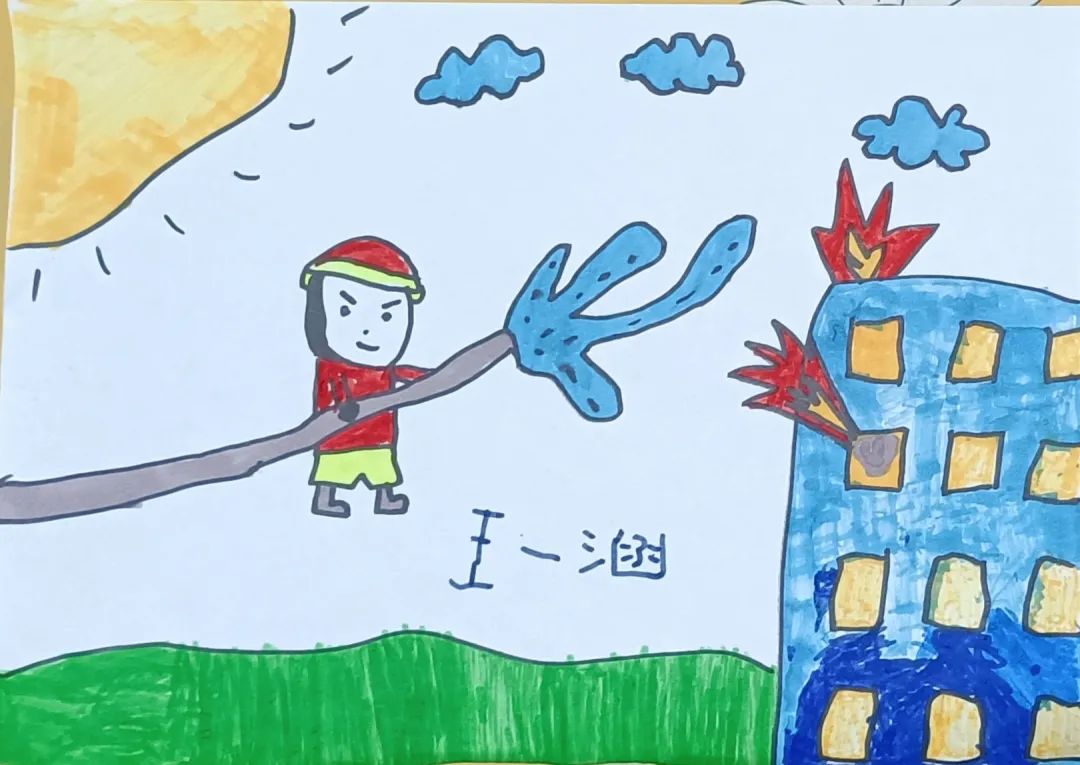 2022年“小小消防员”绘画作品（幼儿园）