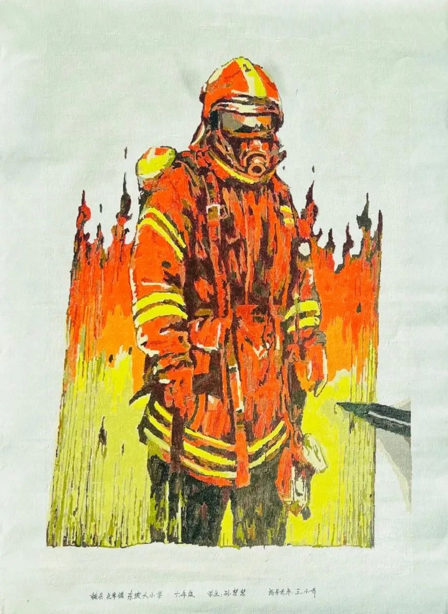 防护服儿童画