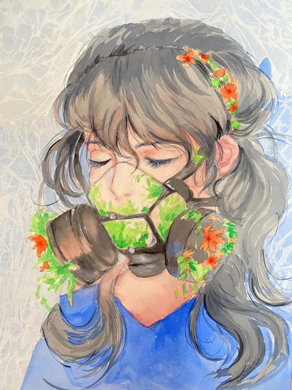 “放飞梦想 保护地球”环保主题绘画