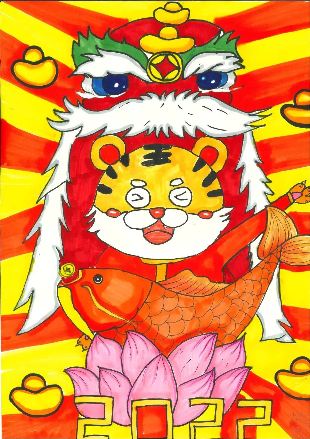 新年儿童画