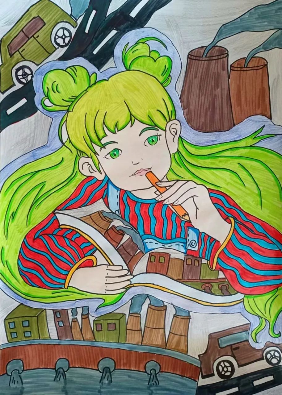 “童心童绘 创意无限”三年级绘画作品欣赏