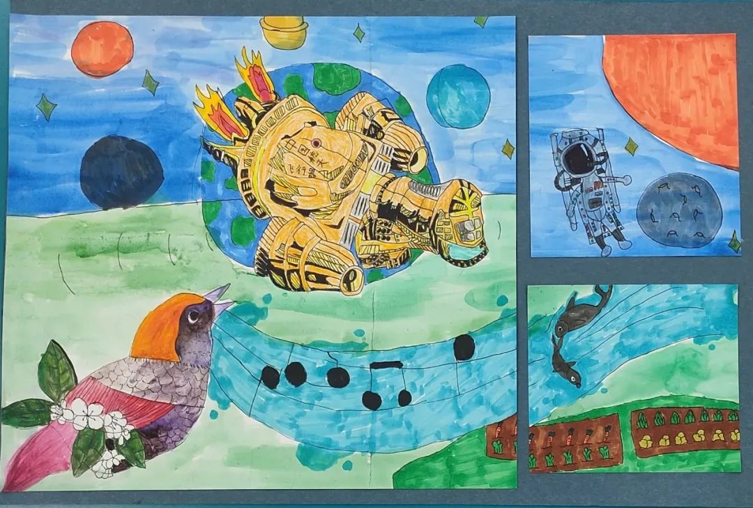 “畅想湿地未来”少儿绘画大赛获奖作品