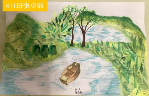 六年级湿地主题绘画比赛一等奖作品