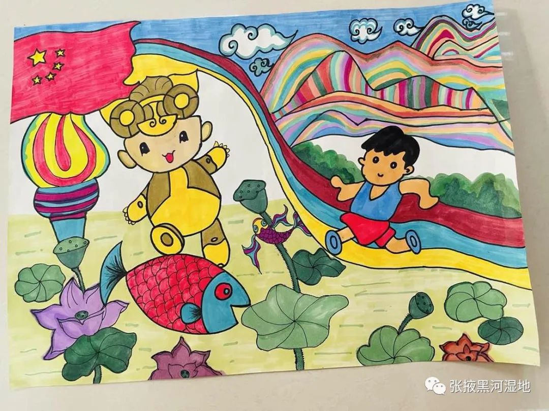 2022喜迎亚运主题绘画（幼儿大班）
