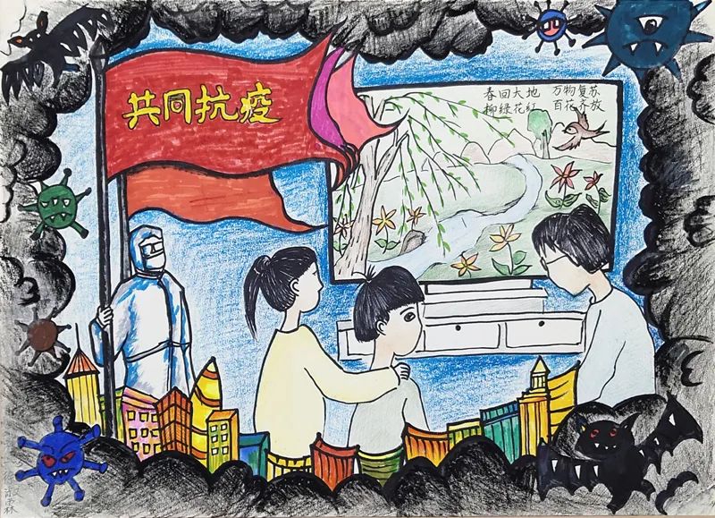 “共同战疫 致敬逆行者” 优秀绘画作品展示