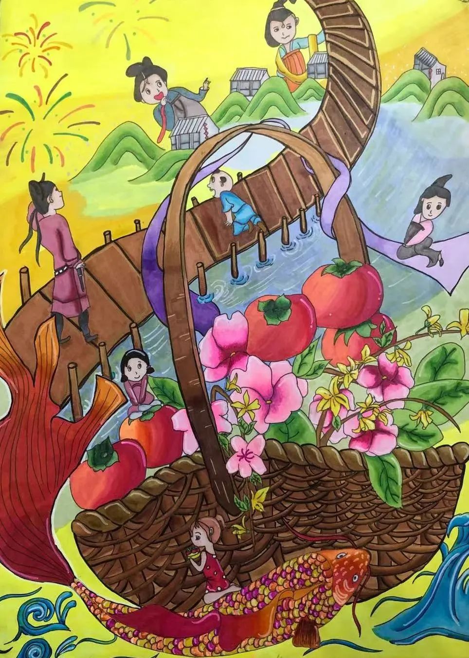童心绘环保小学生环保绘画比赛作品