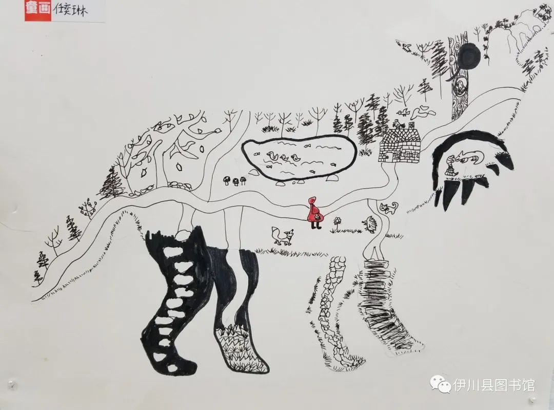 生物多样性的创意绘画作品