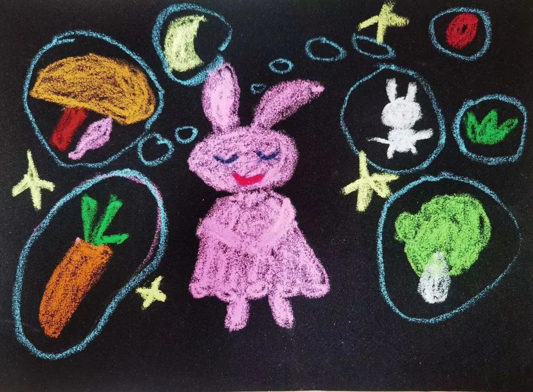 白菜儿童画