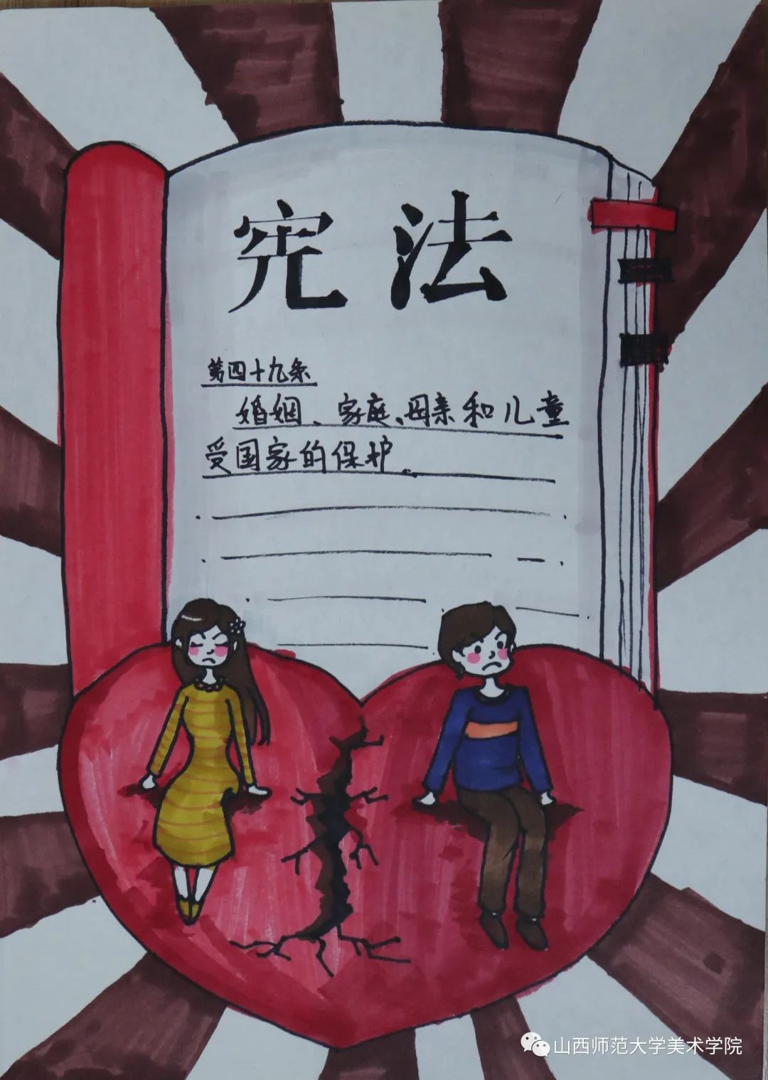 宪法知识普及绘画图片大全