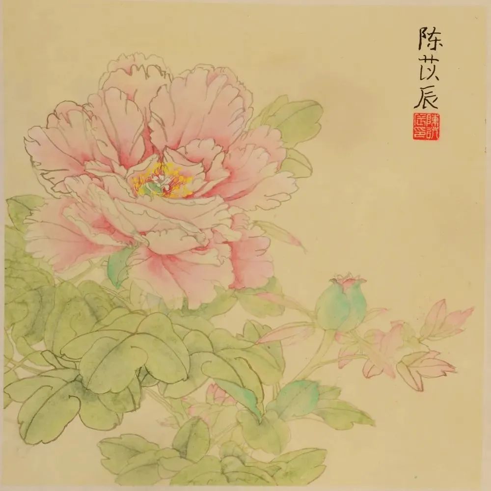 以廉洁为主题的绘画作品——《荷花》