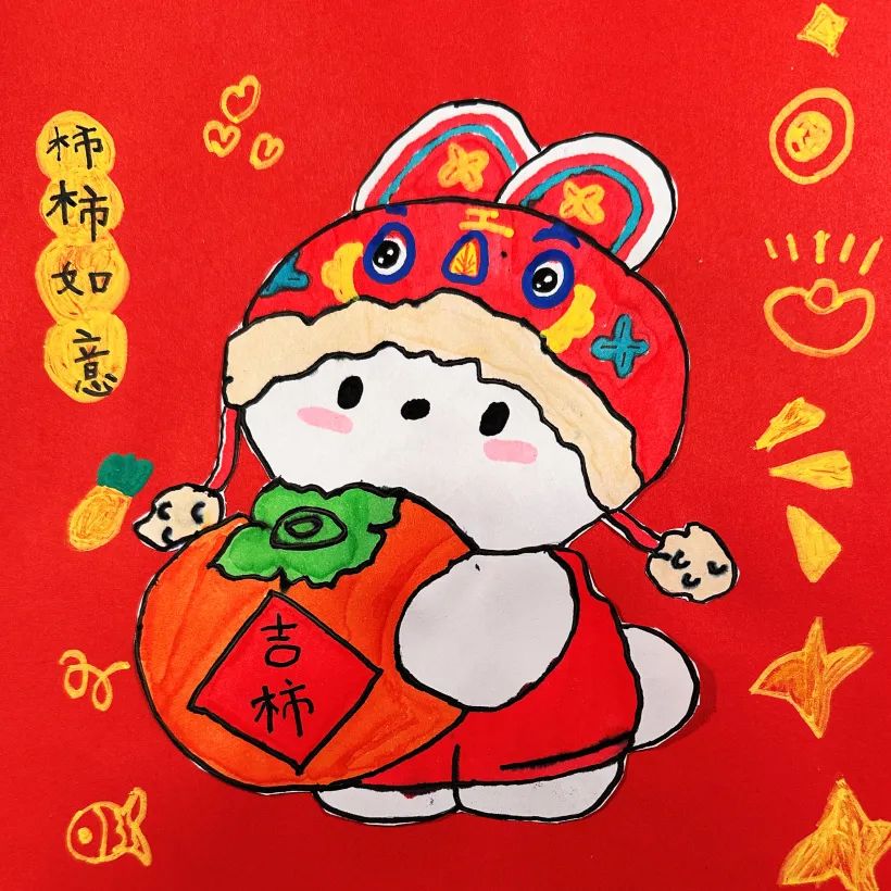 2023兔年绘画简单又可爱