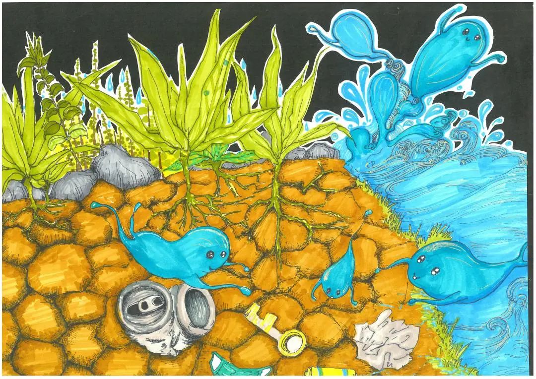 关于生态环境保护的绘画作品