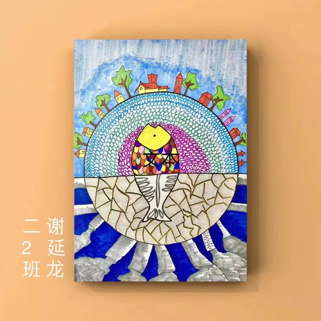 “珍惜水资源 就是保护生命之源”二年级画画作品分享