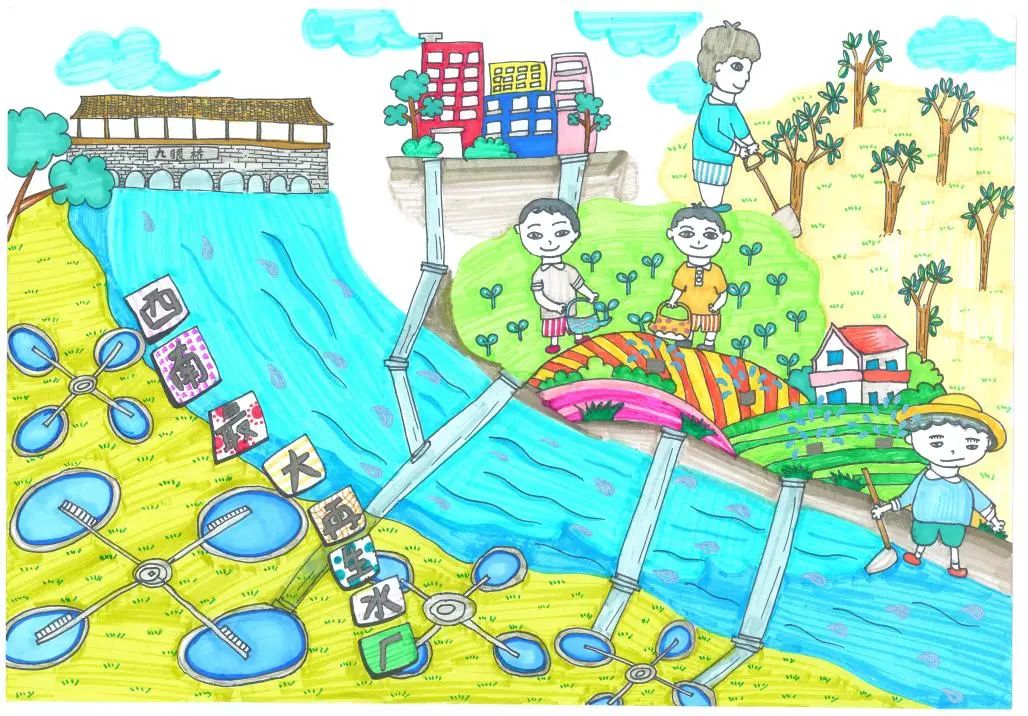七年级保护水资源精选图画
