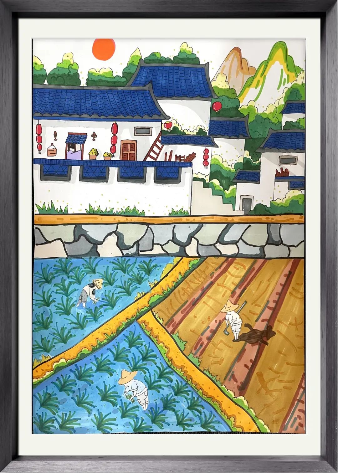 关于五一劳动者的绘画作品