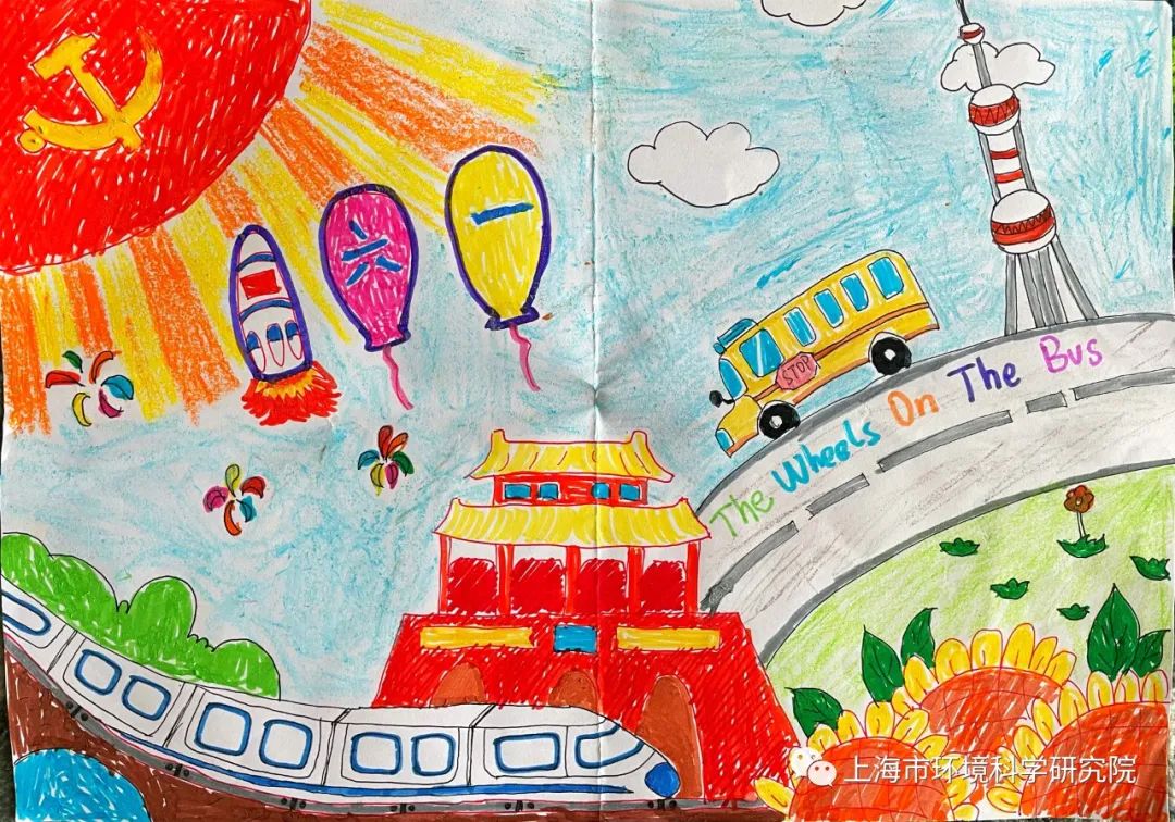 庆祝六一儿童节创意绘画作品