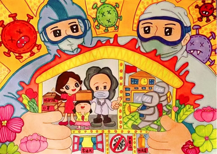 致敬最美逆行者!——护士节绘画作品一等奖