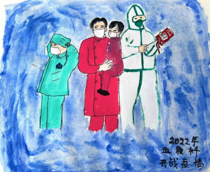 “512护士节 致敬战疫天使”绘画图片