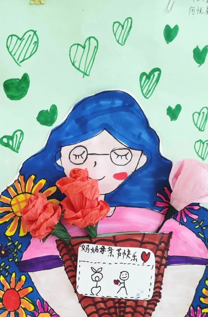 小学三年级母亲节画画图片简单
