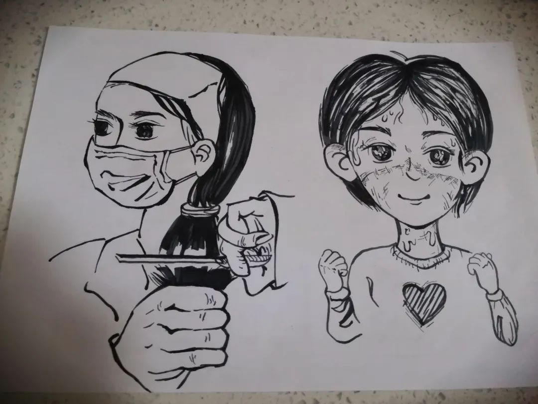 512国际护士节可爱的儿童绘画