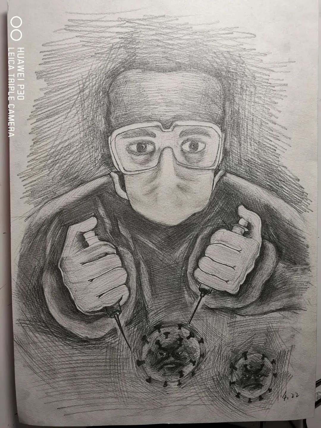 "致敬逆行 歌颂英雄" 护士节主题绘画优秀作品展示