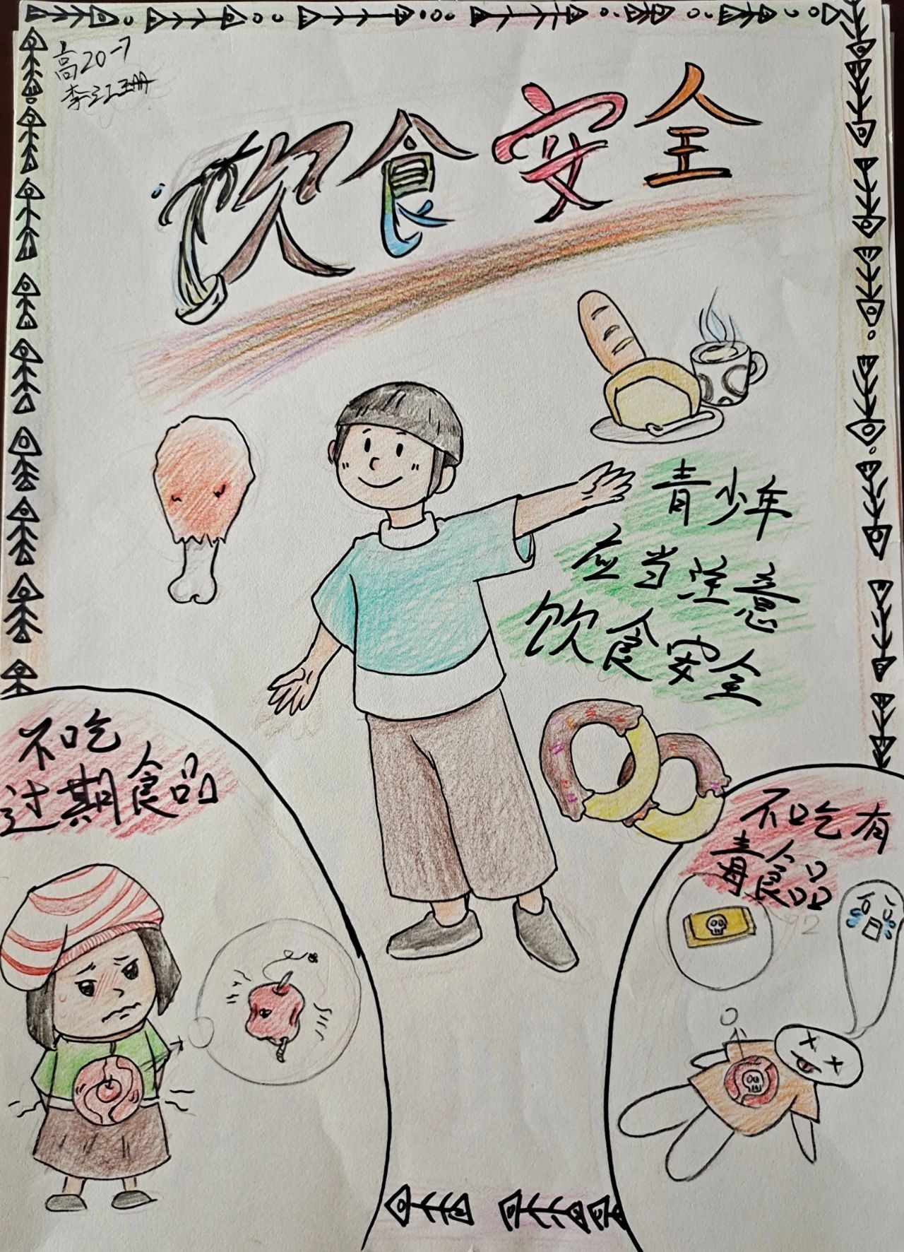 食品安全主题绘画（高中组）