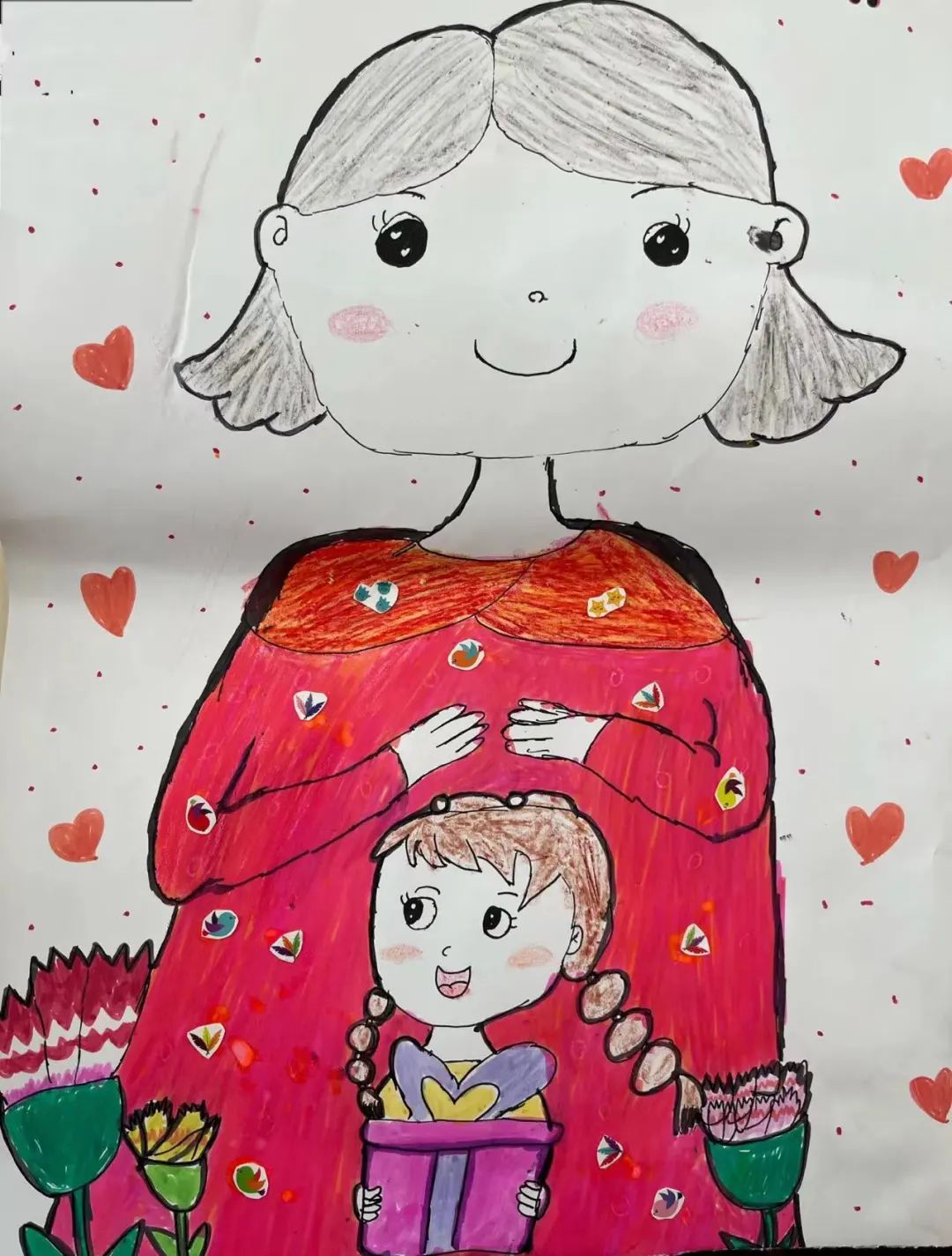 “我与妈妈的故事”母亲节儿童画