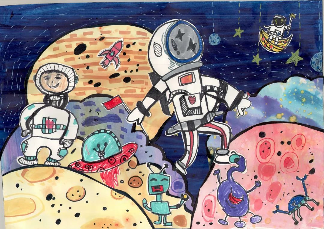 “知识产权伴我行 创新之路无止境"绘画获奖作品