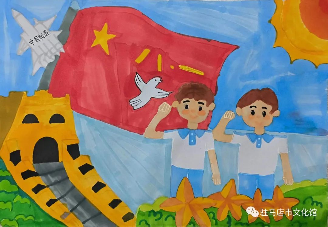 建军节主题绘画图片大全