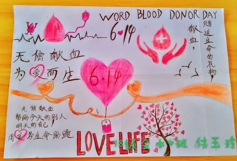“童心闪耀·生命色彩”无偿献血主题儿童绘画