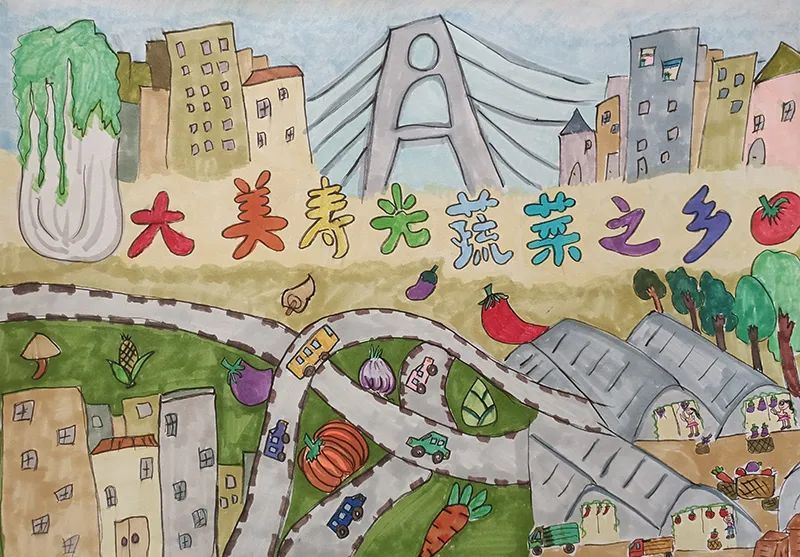 "大美家乡"---热爱家乡主题绘画作品