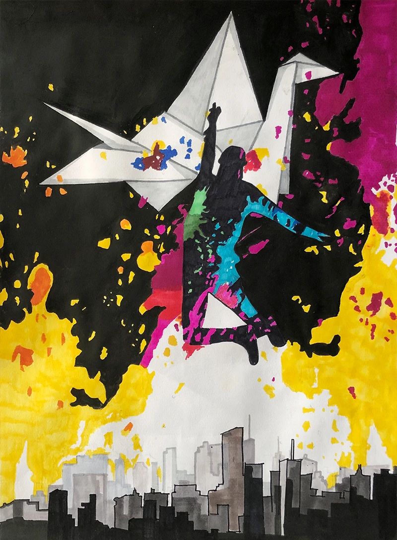 和平绘画作品图片欣赏