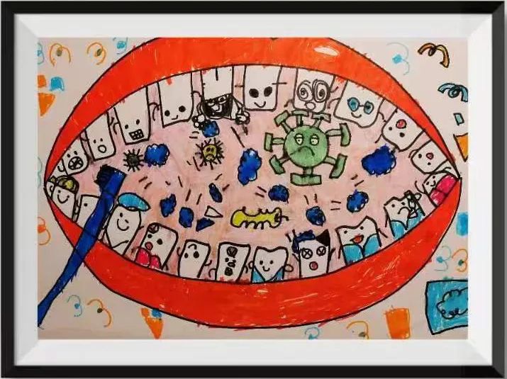 爱牙日主题绘画大赛作品