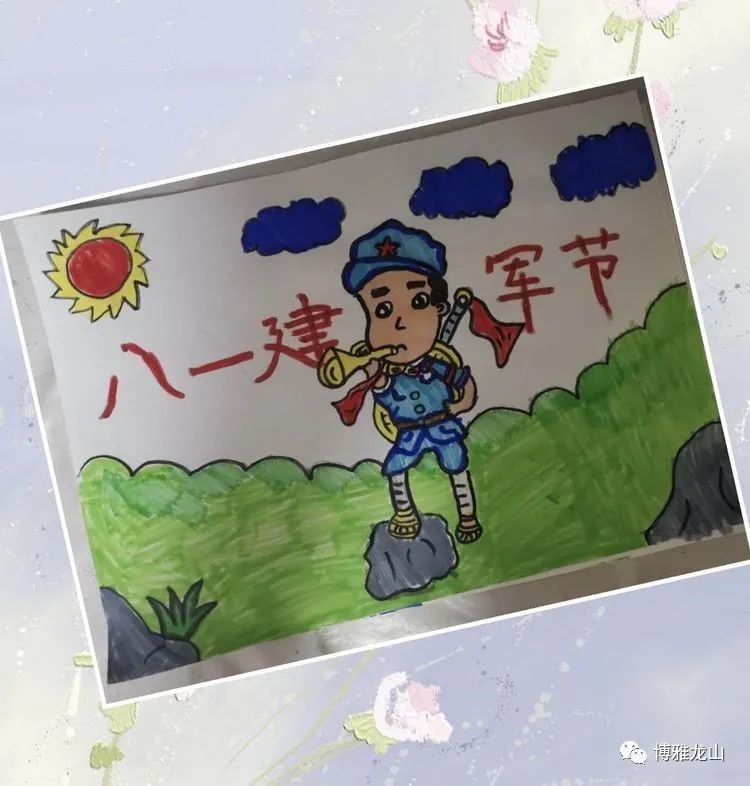 八一建军节图画大全儿童画
