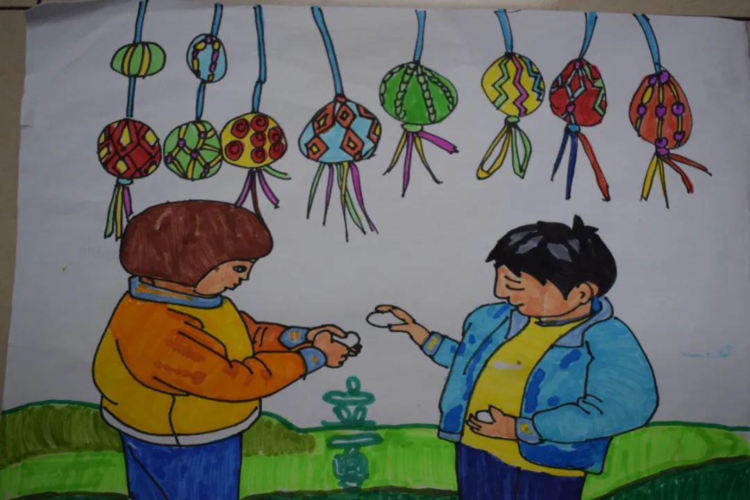 欢乐彩蛋，玩转立夏——立夏主题绘画