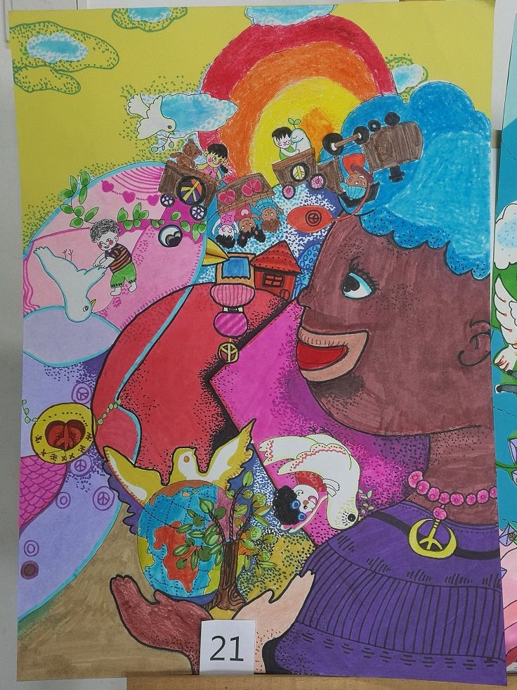 世界和平儿童画优秀儿童画