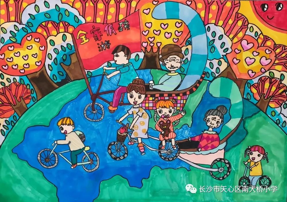 关于碳达峰碳中和儿童系列绘画展示（四）