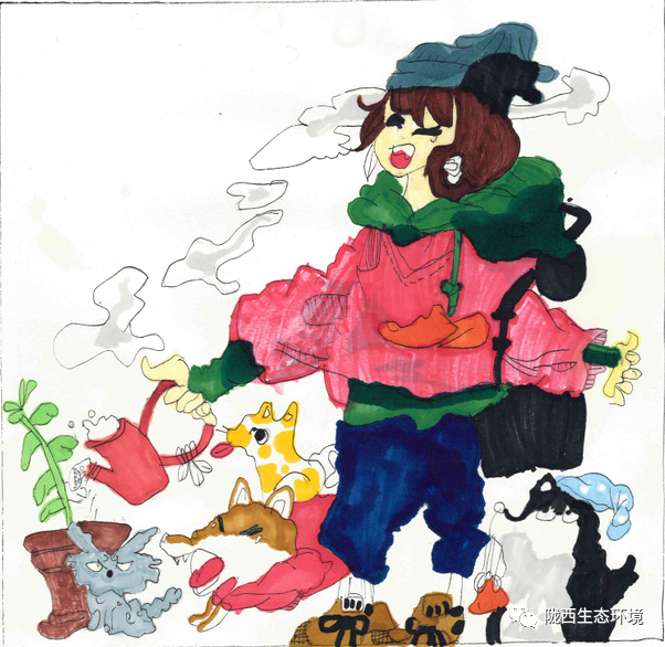 “美丽中国 我是行动者”环保绘画作品（一）