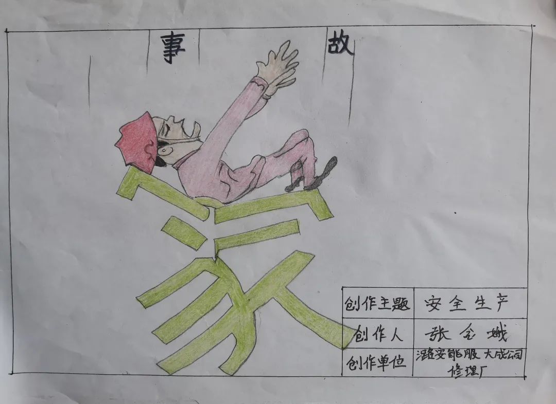 “遵守安全生产法 人人都是第一责任人”安全生产系列儿童画（19）