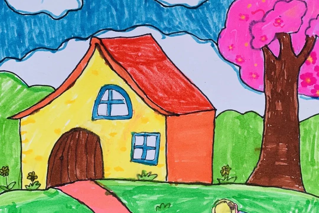 以春天为主题的幼儿园儿童画图片比赛作品（二）