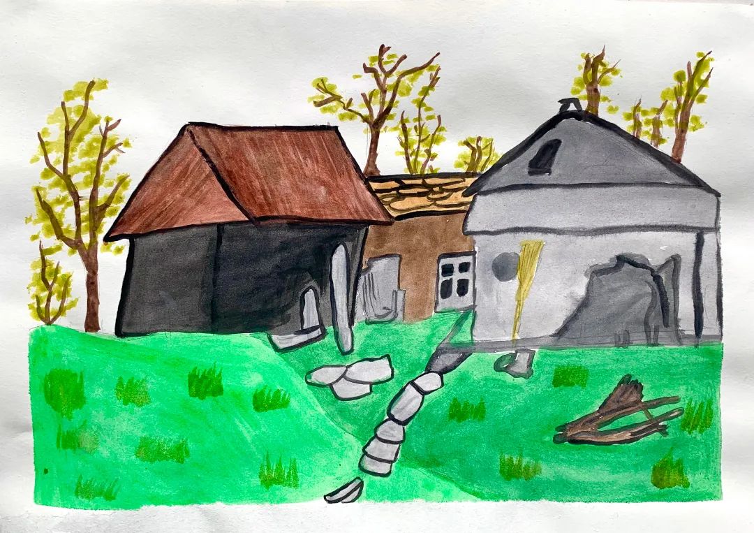 自然风景儿童画