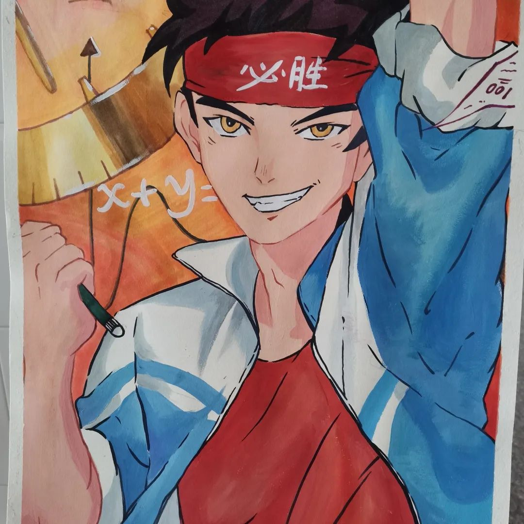 《乘风破浪 金榜题名》高考加油主题绘画作品之九