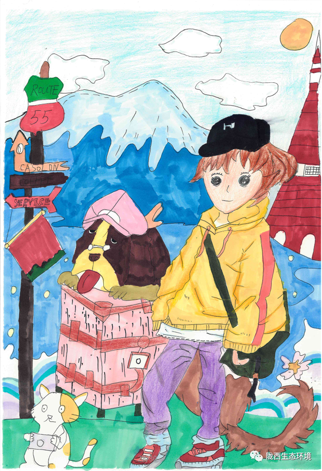 “美丽中国 我是行动者”环保绘画作品（三）
