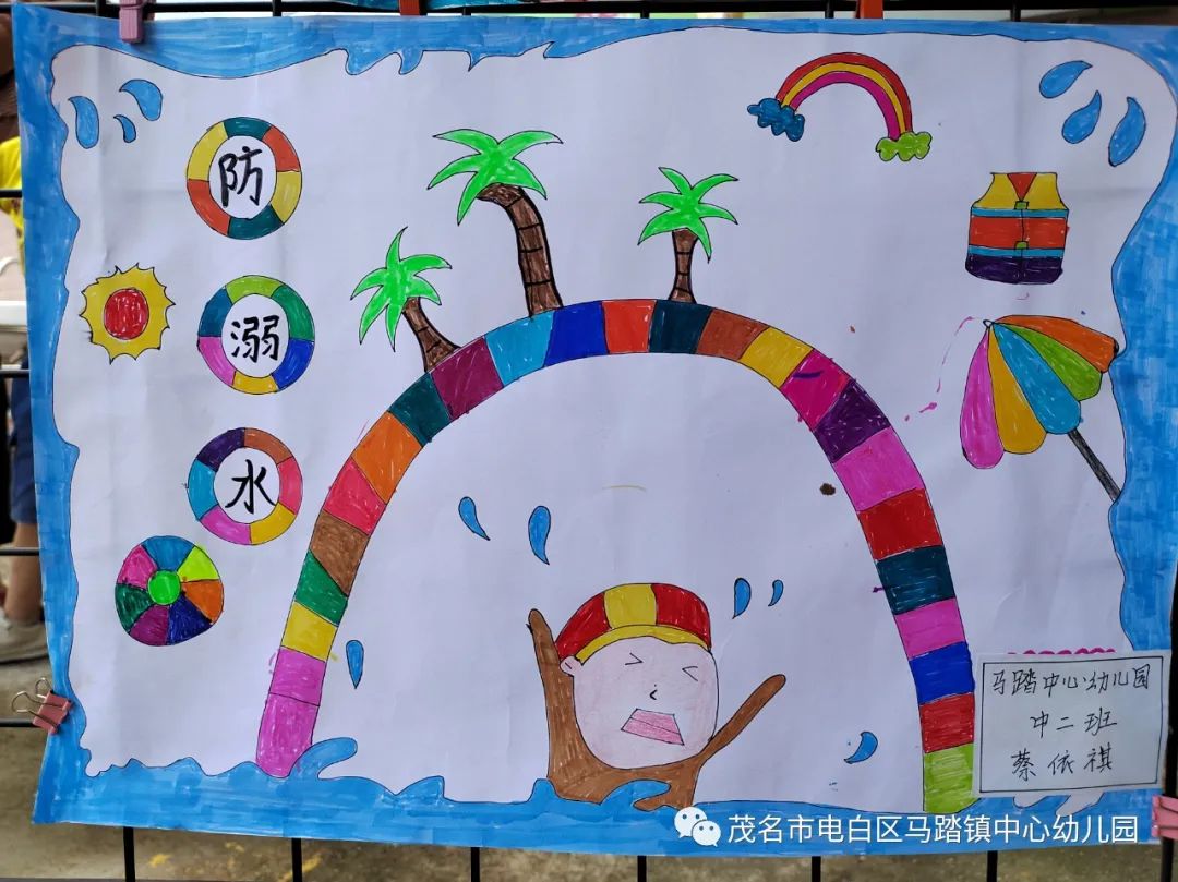 【安全防护】珍爱生命 预防溺水优秀绘画作品