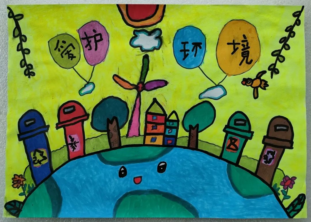 关于节能减排的创意绘画图片作品七