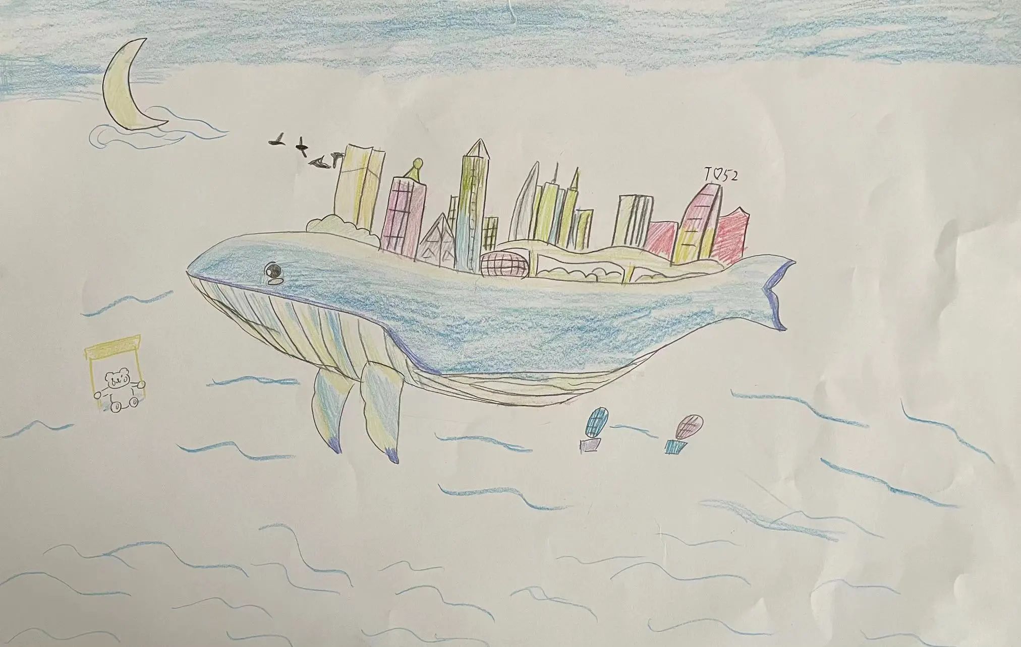 《生态保护 低碳出行》小学低年级绘画（十）