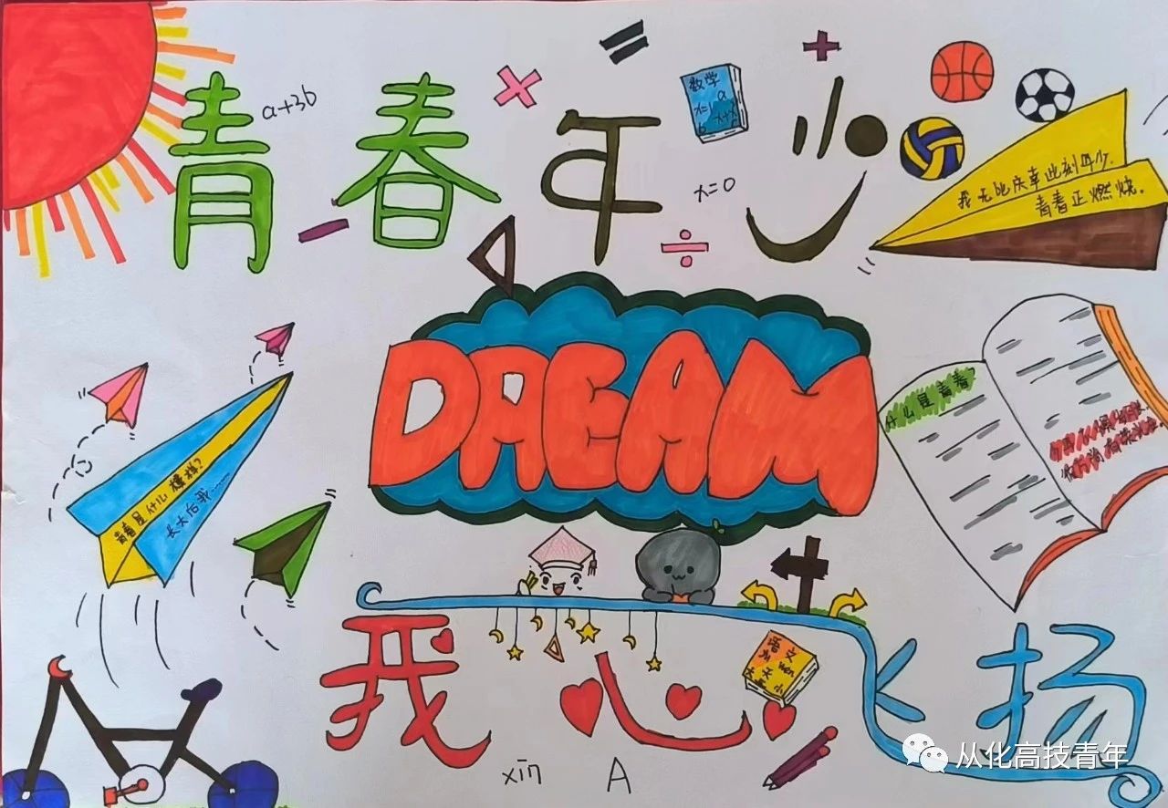 “青春年少 我心飞扬”心理健康主题绘画（14）